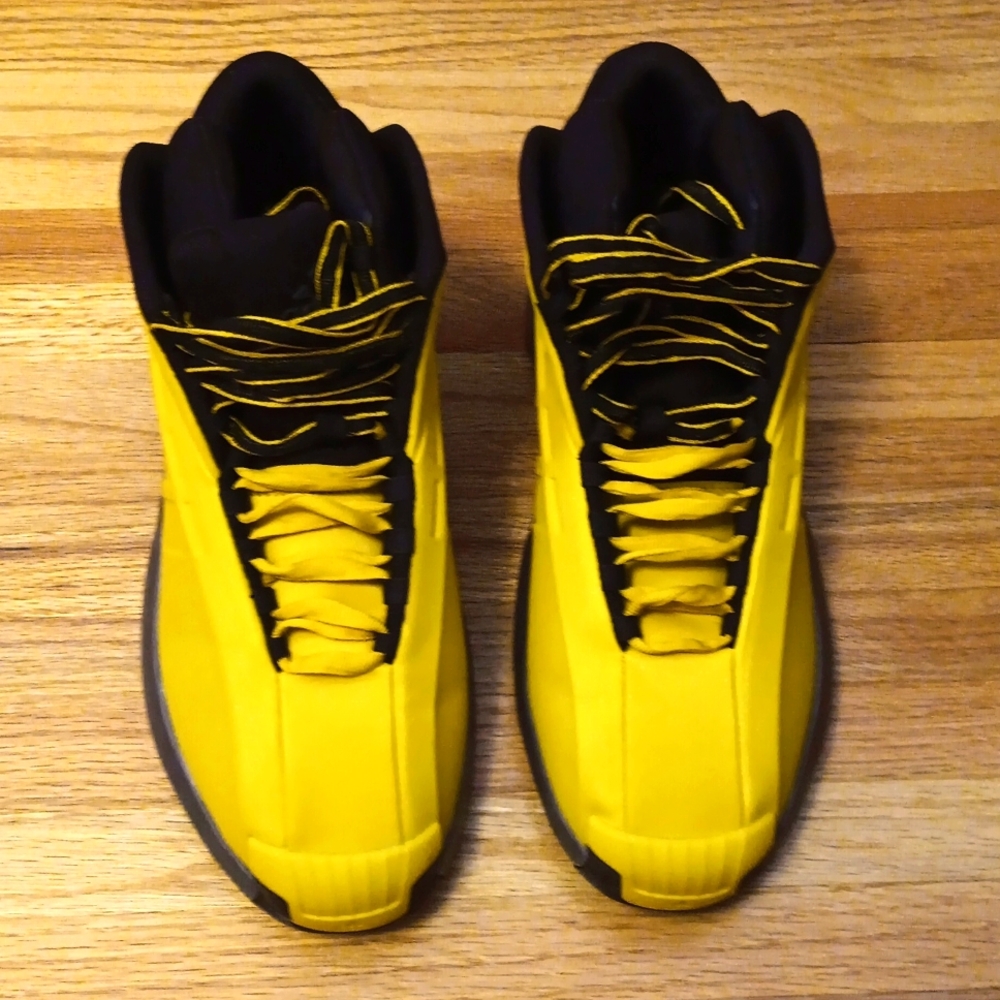 ADIDAS CRAZY 1 SUNSHINE YELLOW Men Size 11